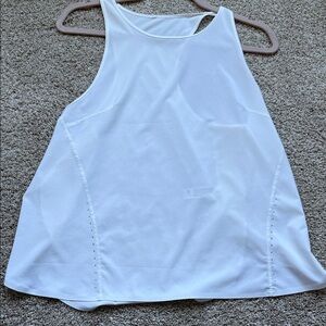 NWOT SZ 10 Lululemon Women's White Running Tank Top